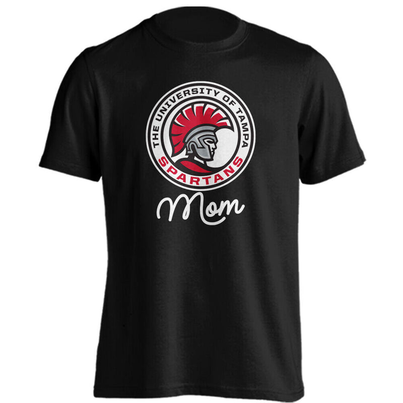 University of Tampa Spartans Mom Logo Shirt Short Sleeve Tee Mother T-Shirt