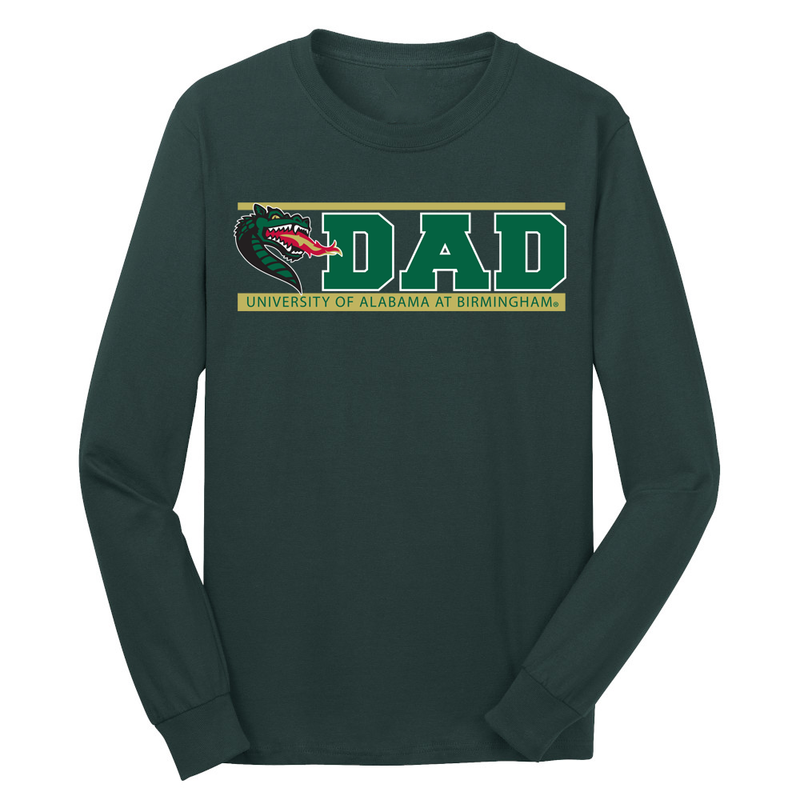 University of Alabama at Birmingham Blazers Dad Logo Long Sleeve T-Shirt