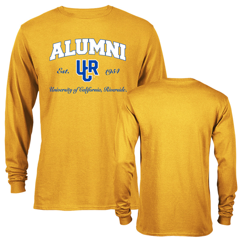 University of California Riverside Highlanders Alumni Logo Long Sleeve T-Shirt