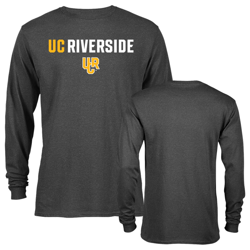University Of California Riverside School Name and Logo Long Sleeve T-Shirt