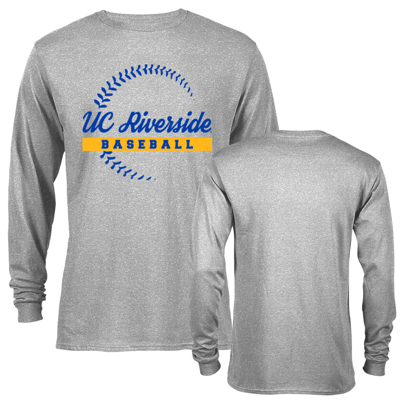 University of California Riverside Highlanders Baseball Seams Long Sleeve T-Shirt