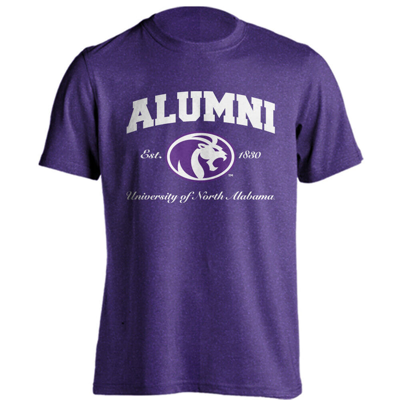University of North Alabama UNA Lions Alumni Logo Short Sleeve T-shirt Tee