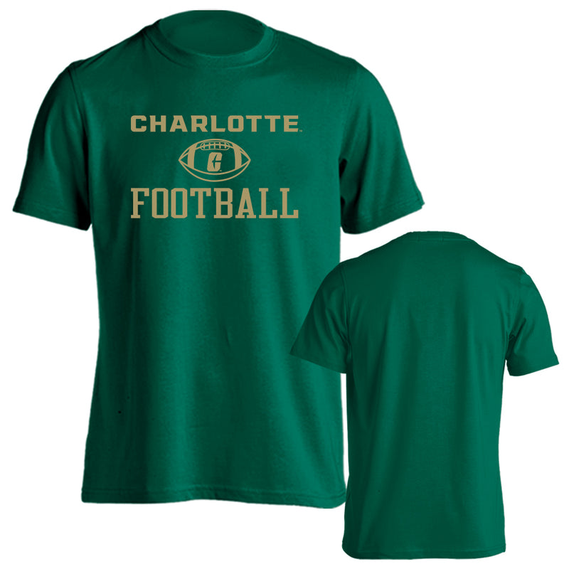 Sport Your Gear UNC Charlotte Forty-Niners Football Game Day Traditions Short Sleeve T-Shirt – Officially Licensed College Fan Tee – UNC Charlotte 49ers Apparel