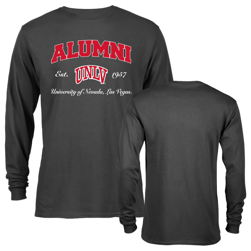 University of Nevada - Las Vegas UNLV Rebels Alumni Logo Long Sleeve T-Shirt