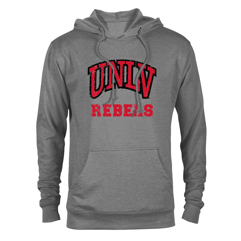 University of Nevada - Las Vegas Retro Distressed Logo Adult Hooded Sweatshirt