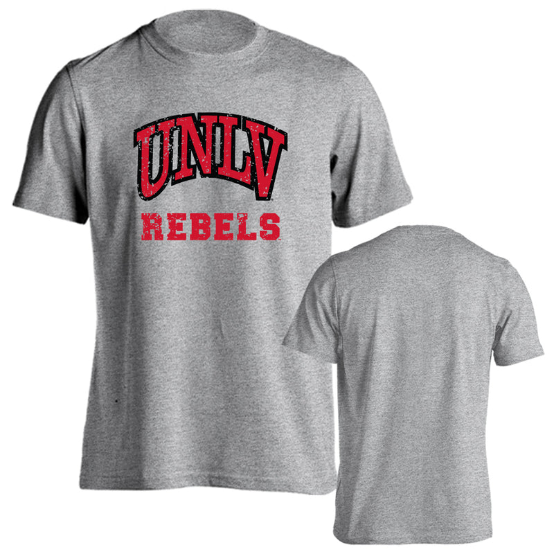 University of Nevada - Las Vegas UNLV Retro Distressed Logo Short Sleeve T-Shirt