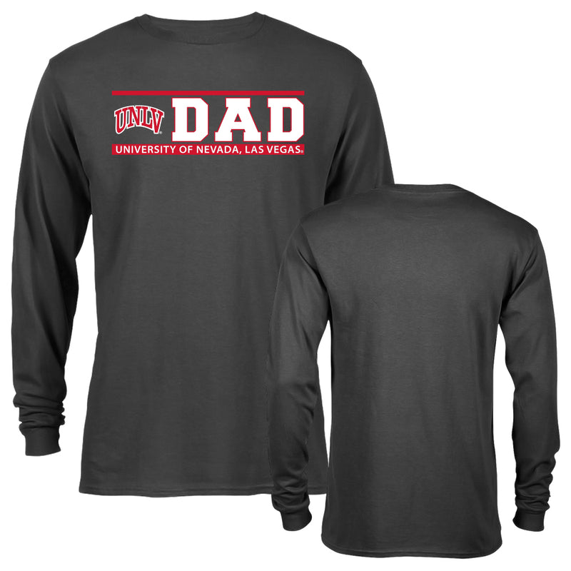 University of Nevada - Las Vegas UNLV Rebels Dad Logo Tee Long Sleeve T-Shirt