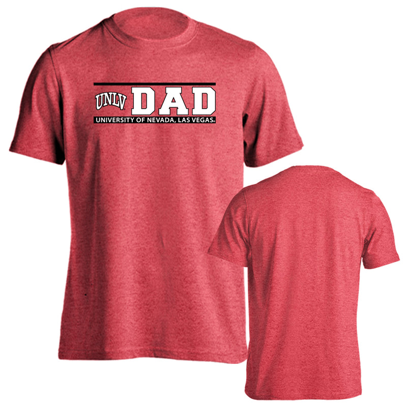 University of Nevada - Las Vegas UNLV Rebels Dad Logo Tee Short Sleeve T-Shirt