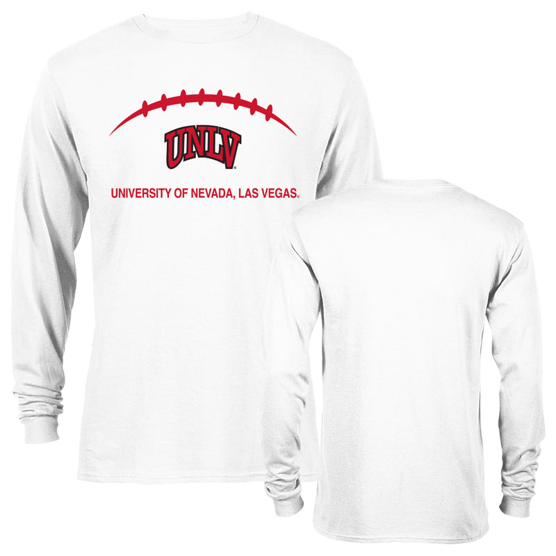 University of Nevada - Las Vegas UNLV Laces Out Football Long Sleeve T-Shirt