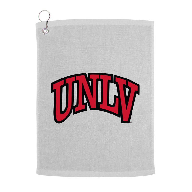 University of Nevada - Las Vegas UNLV Rebels Golf Towel With Logo and Text