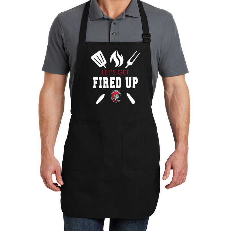 University of Tampa Spartans Text With Mascot Grilling Apron