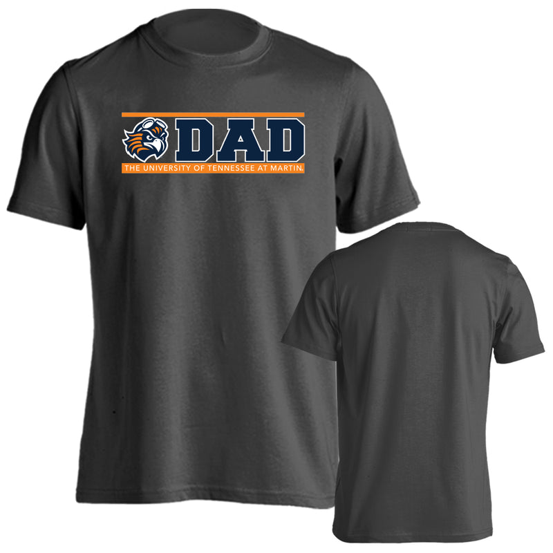 University of Tennessee Martin Skyhawks UTM Dad Father Parent Logo T-shirt