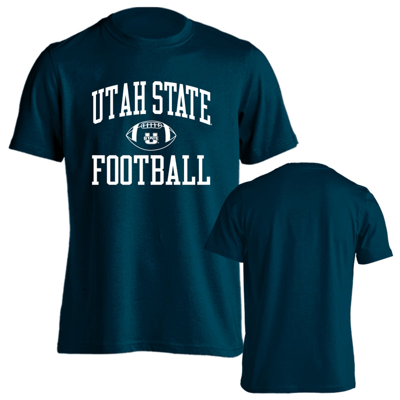 Sport Your Gear Utah State Aggies Football Game Day Traditions Short Sleeve T-Shirt – Officially Licensed College Fan Tee – U State USU Apparel