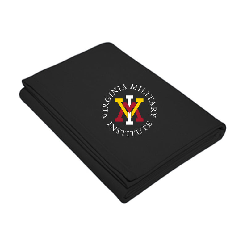 VMI Keydets Prime Logo Comfortable Stadium Fleece Throw Blanket 50x60