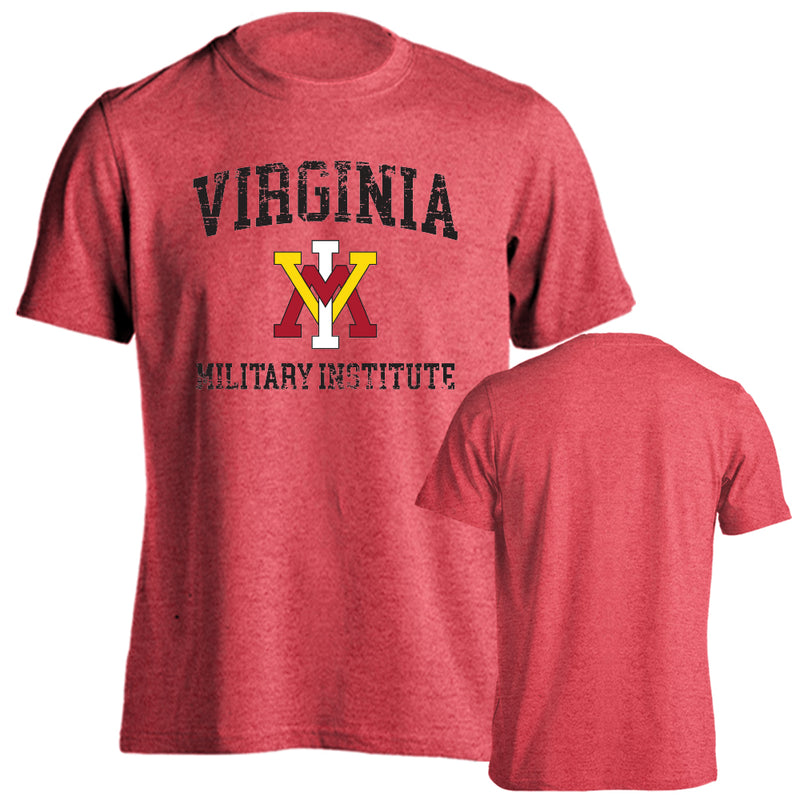 Virginia Military Institute Keydets Distressed Retro Logo Short Sleeve T-Shirt