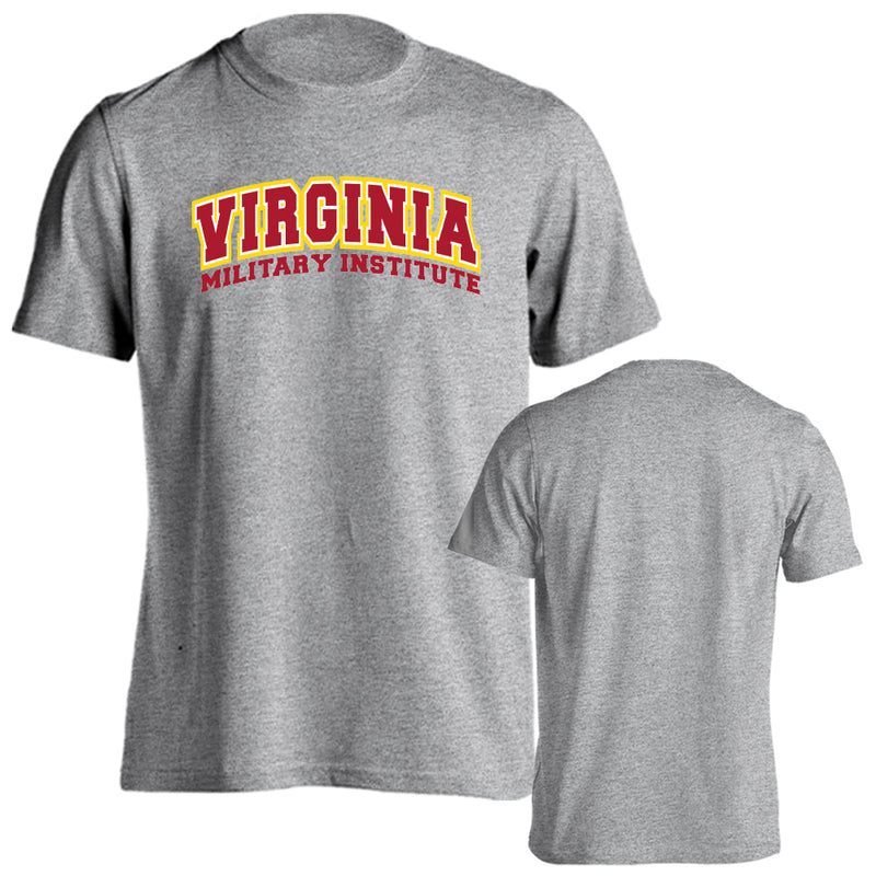 Virginia Military Institute Keydets VMI Arch Text Adult Tee Short Sleeve T-Shirt