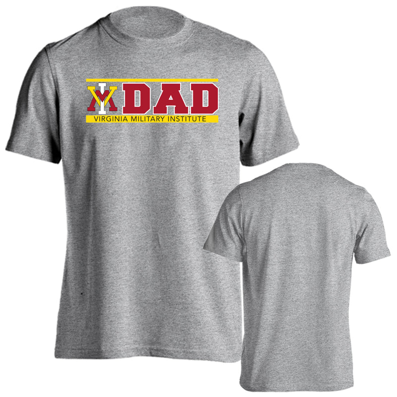 Virginia Military Institute Keydets VMI Dad Father Logo Short Sleeve T-Shirt