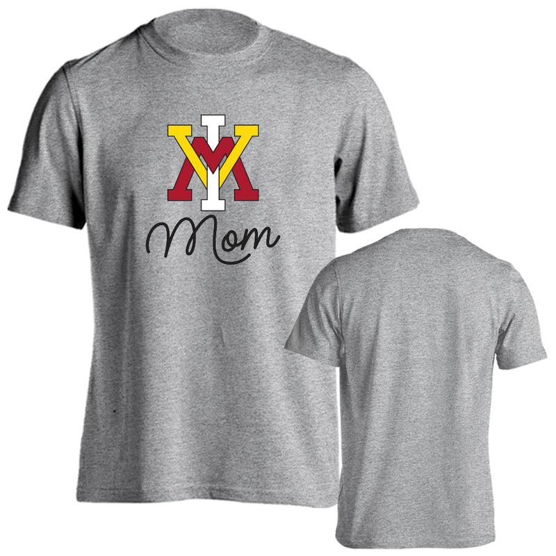 Virginia Military Institute Keydets VMI Mom Logo Tee Short Sleeve Mother T-Shirt
