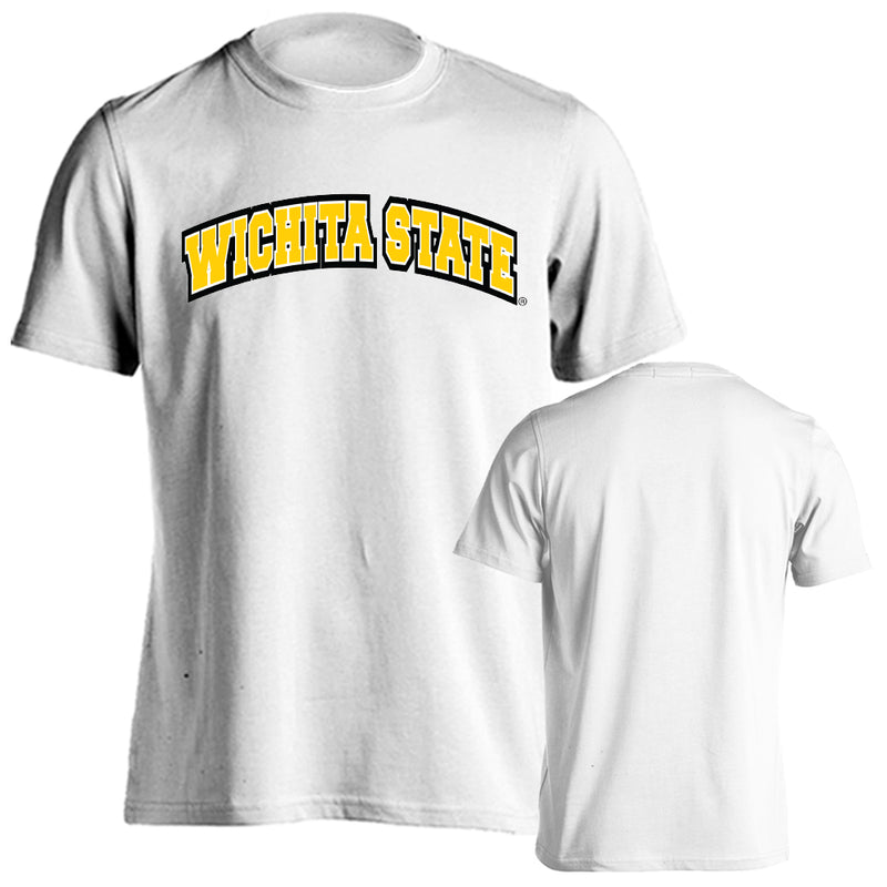 Wichita State University Shockers Arched Text School Name Short Sleeve T-Shirt