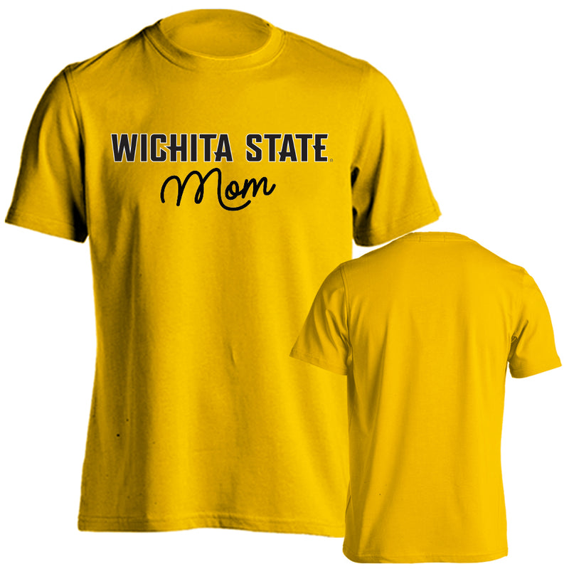 Wichita State University Shockers Mom Mother Logo Tee Short Sleeve T-Shirt