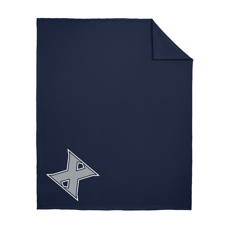 Xavier Musketeers Prime Logo Comfortable Stadium Fleece Throw Blanket 50x60