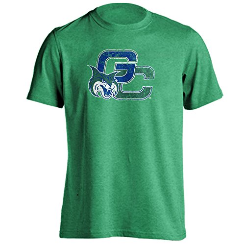 Georgia College Bobcats GCSU Distressed Retro Logo Short Sleeve T-Shirt