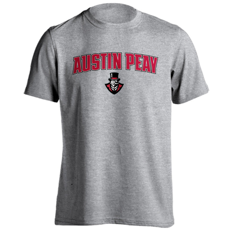 Austin Peay Governors Classic Arch Mascot Basic Collegiate Short Sleeve T-shirt