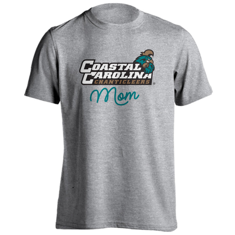 Coastal Carolina Chanticleers Proud Parent Mom Short Sleeve T-shirt