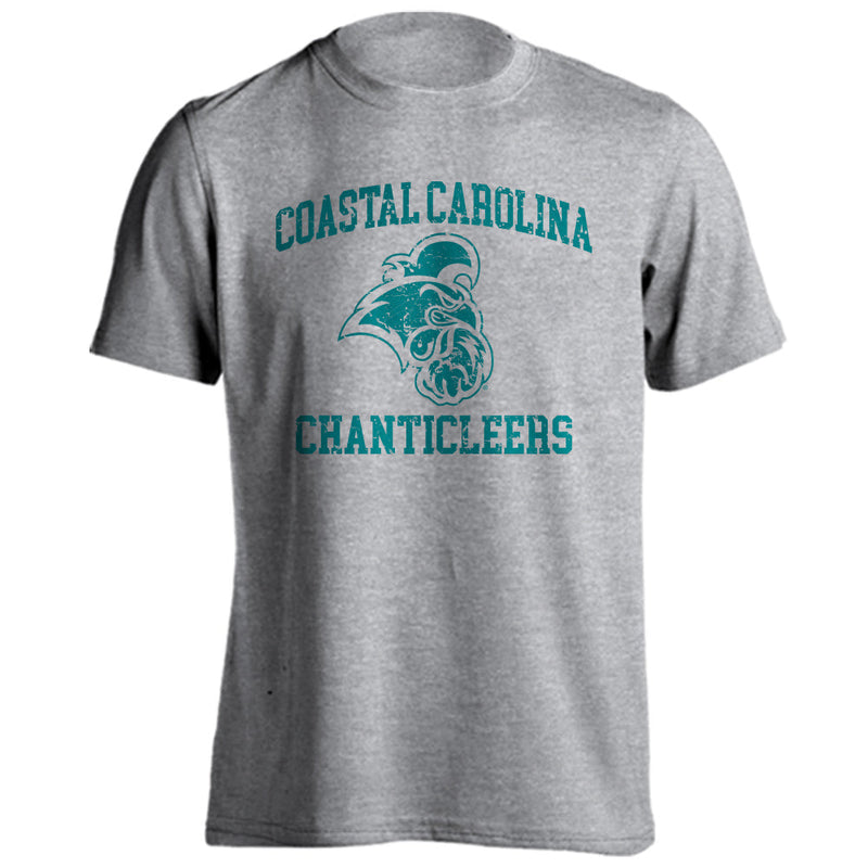 Coastal Carolina Chanticleers Distressed Retro Short Sleeve T-shirt