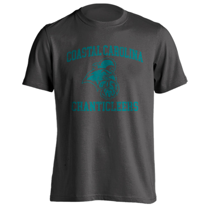 Coastal Carolina University Chanticleers Retro Distressed Logo Short Sleeve Tee