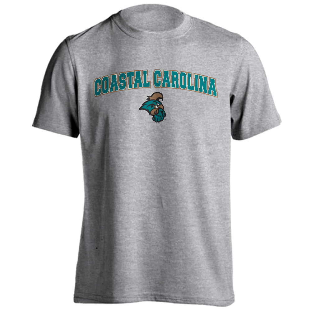 Coastal Carolina Chanticleers Classic Arch Mascot Short Sleeve Tshirt