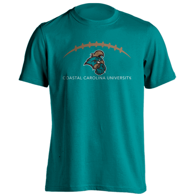 Coastal Carolina University Chanticleers Football Laces Out T-Shirt