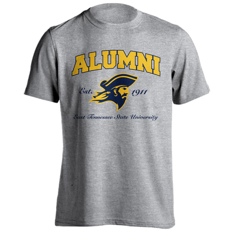 East Tennessee State University Buccaneers Alumni Short Sleeve T-shirt