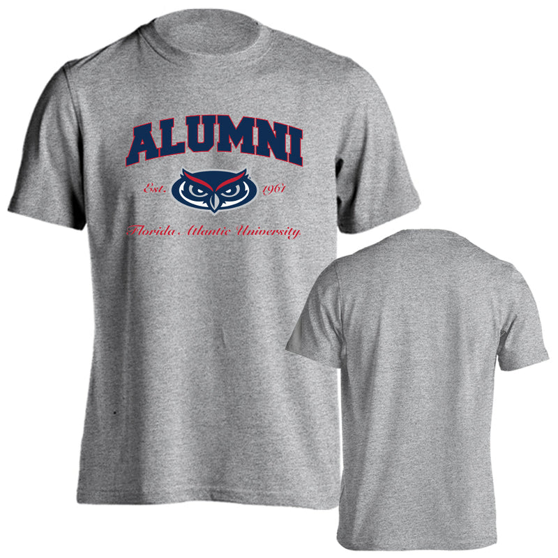 Florida Atlantic Owls Alumni Arch Short Sleeve T-shirt