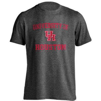 Houston Cougars Distressed Retro Logo T-Shirt - Red, Officially Licensed, XL