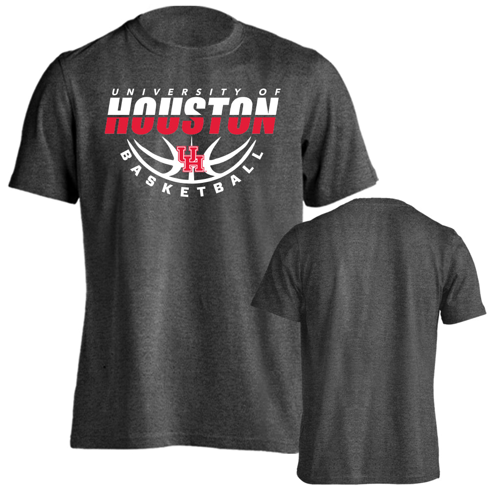 Houston Cougars Distressed Retro Logo T-Shirt - Officially Licensed Team Apparel