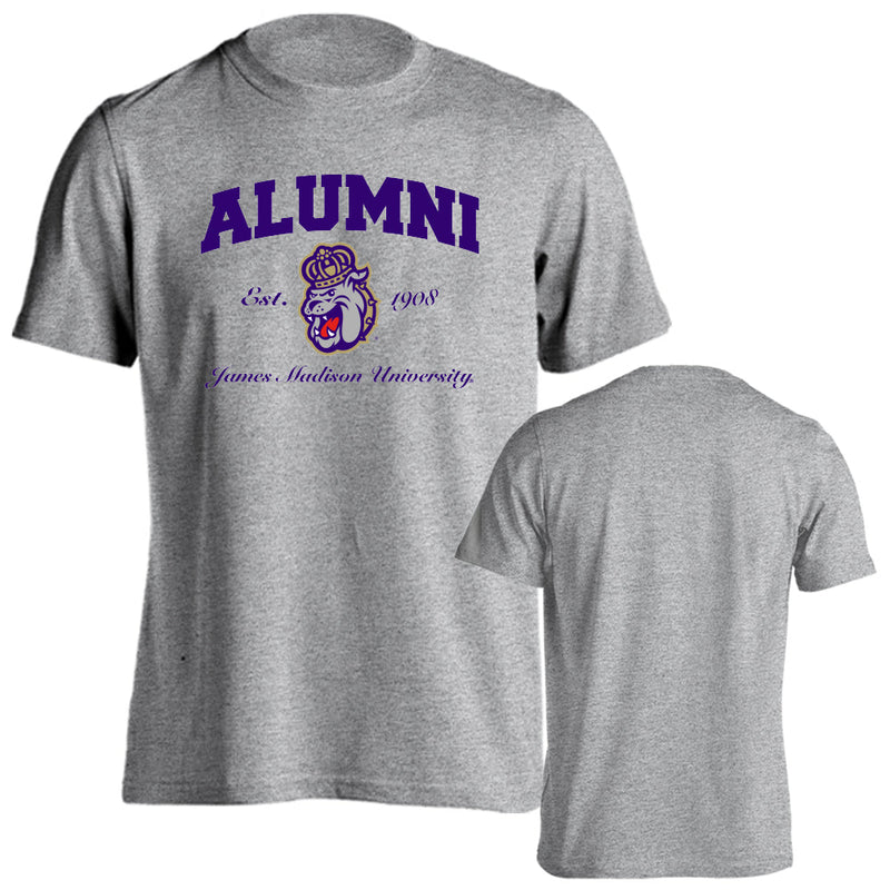 James Madison Dukes Alumni Arch Short Sleeve T-shirt
