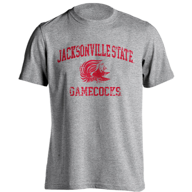 Jacksonville State Gamecocks Distressed Retro Short Sleeve T-shirt