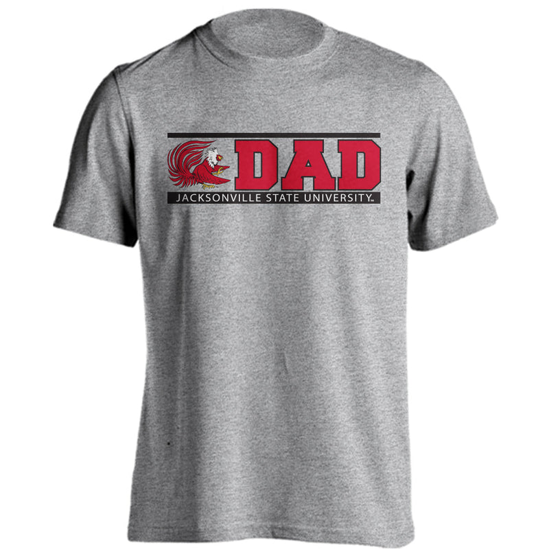 Jacksonville State Gamecocks Dad Proud Parent  Short Sleeve T-shirt