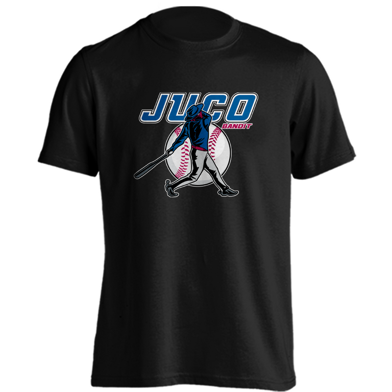 JUCO Bandit Junior College Baseball Swing Away Short Sleeve T-Shirt