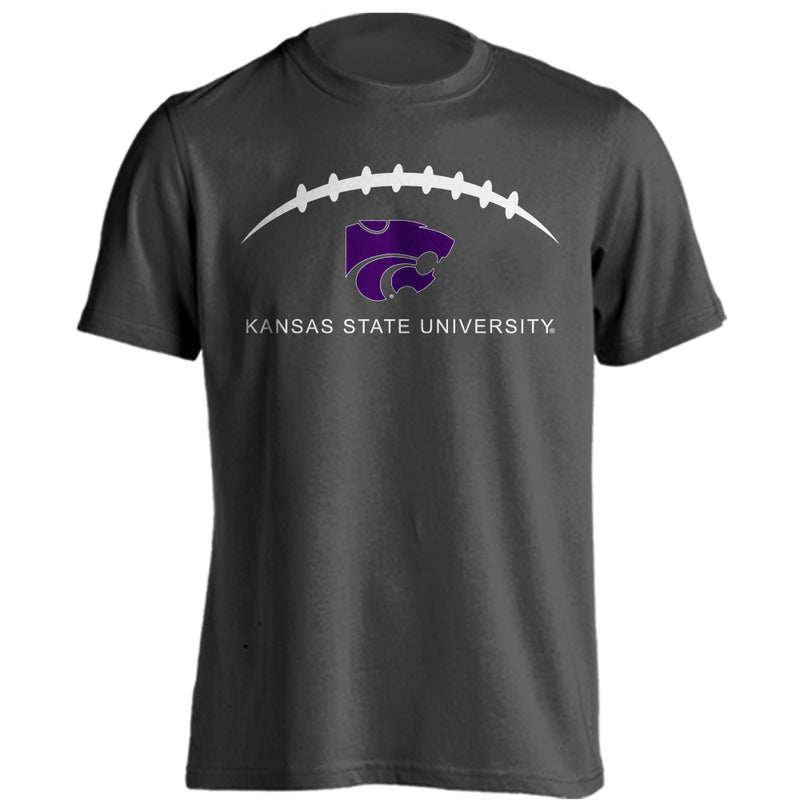 Kansas State Wildcats Football Laces Out Short Sleeve T-Shirt