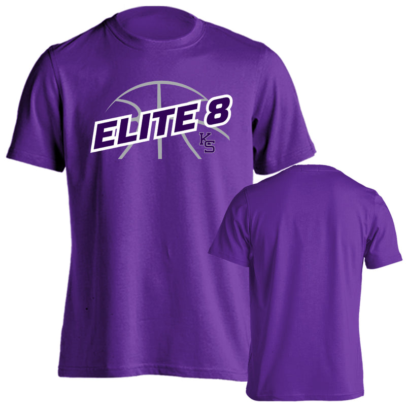 Kansas State Wildcats 2023 Elite 8 Basketball Tournament Short Sleeve T-Shirt