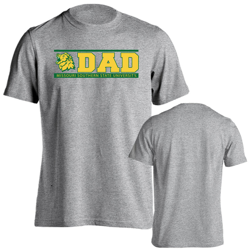 Missouri Southern State Lions Dad Proud Parent Short Sleeve T-shirt