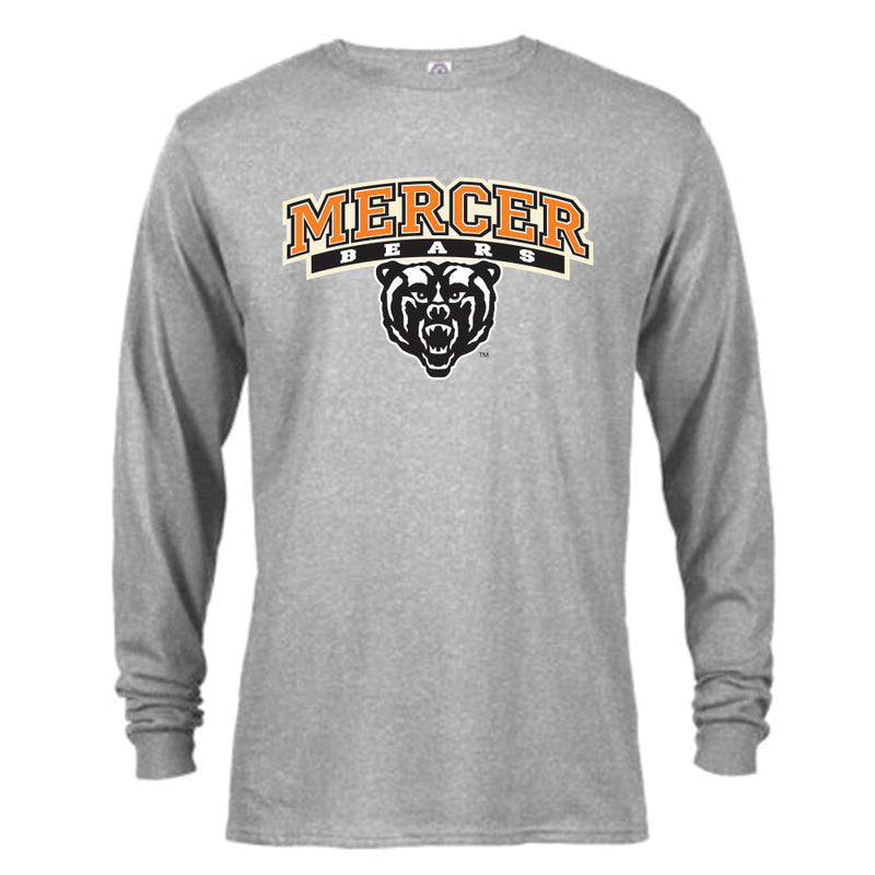 Mercer Bears Classic Arch Mascot Long Sleeve