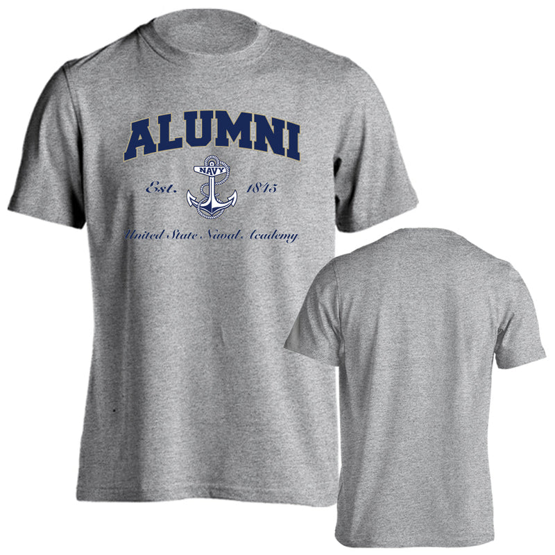 United States Naval Academy Midshipmen Alumni Arch Short Sleeve T-shirt
