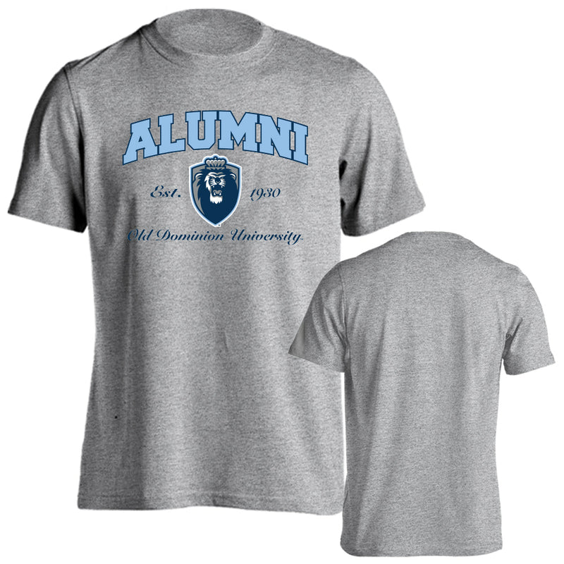 Old Dominion Monarchs Alumni Arched Short Sleeve T-shirt