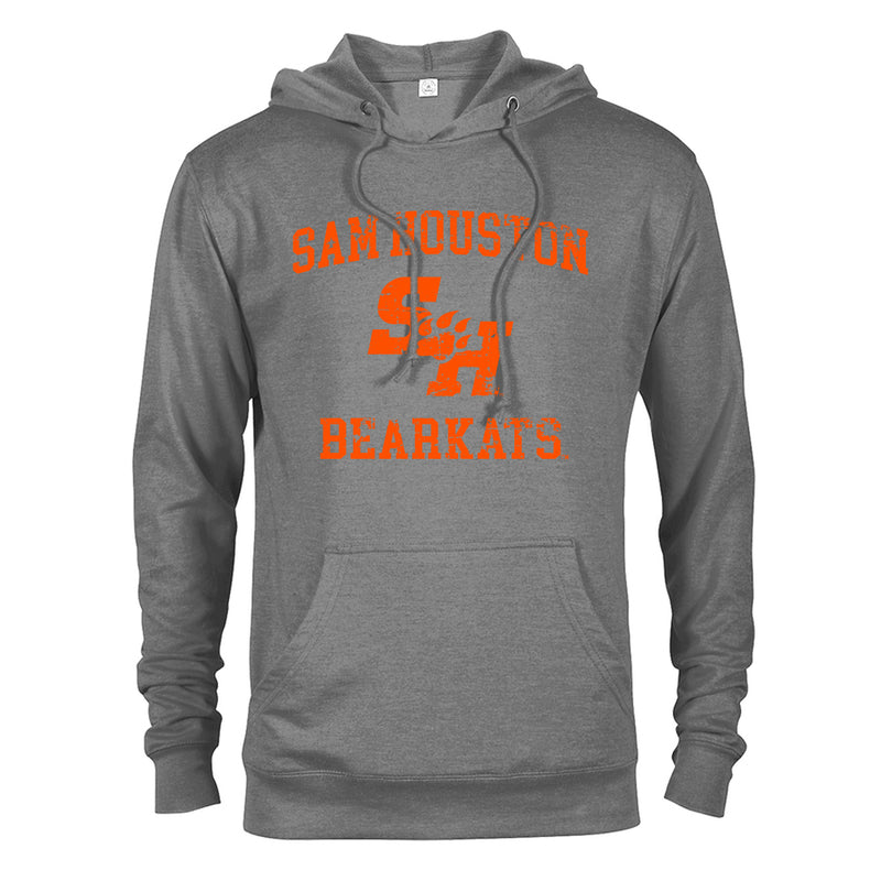 Sam Houston State Bearkats Distressed Retro Pullover Hoodie Sweatshirt