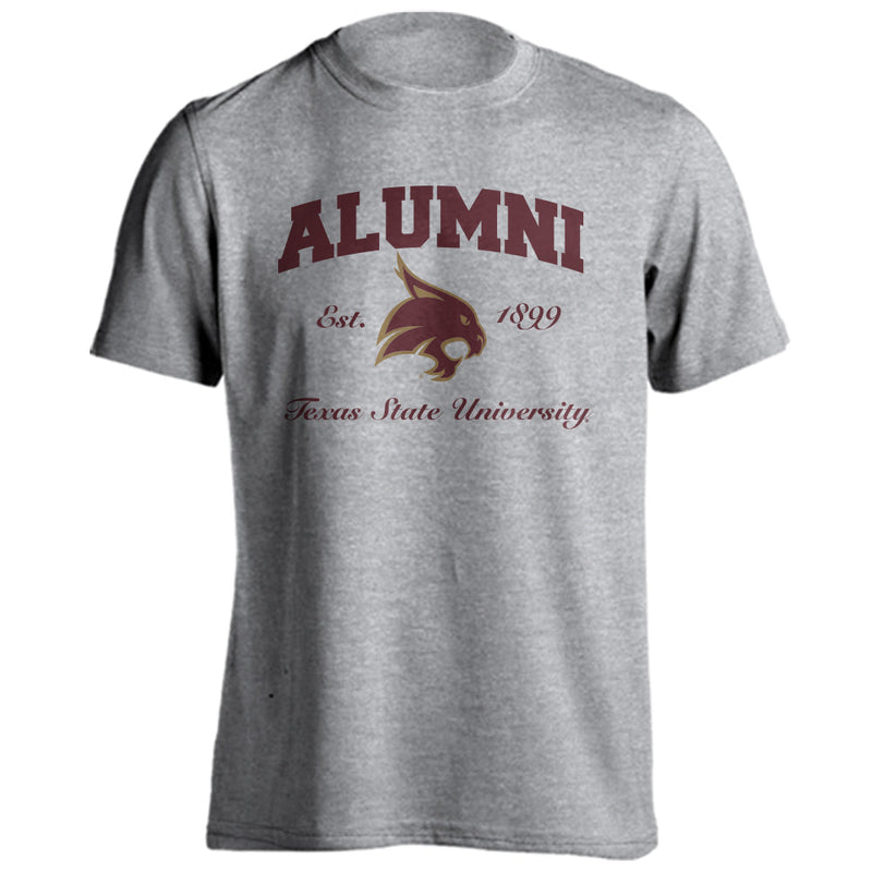 Texas State Bobcats Alumni Short Sleeve T-shirt