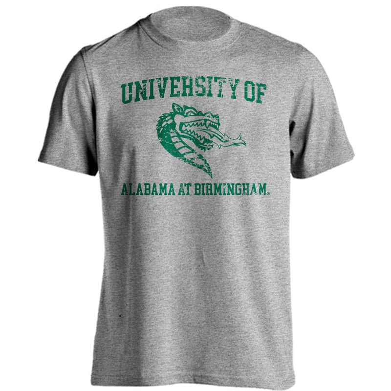 Alabama Birmingham Blazers Distressed Retro Short Sleeve T-shirt