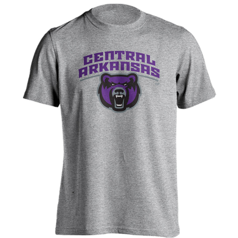 Central Arkansas Bears Classic Arch Mascot Short Sleeve T-shirt